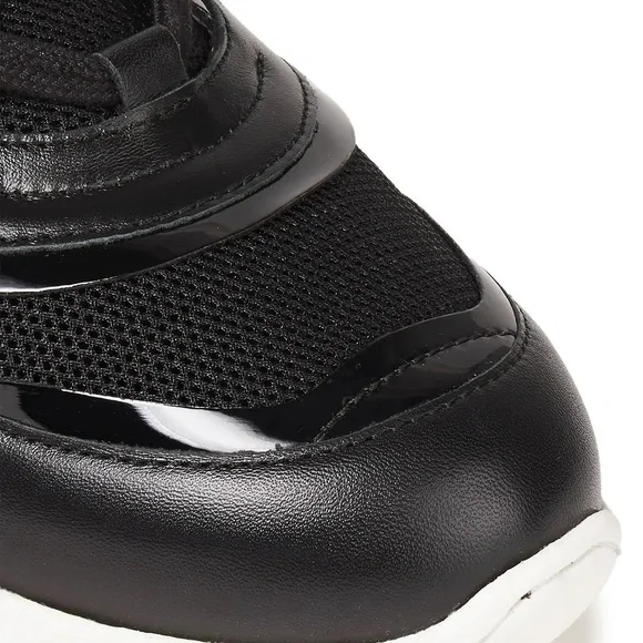 Love Moschino appliquéd leather and mesh sneakers size 41 - Picture 7 of 7